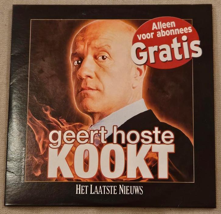Geert Hoste Kookt, Cd's en Dvd's, Dvd's | Cabaret en Sketches, Ophalen of Verzenden