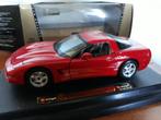 Chevrolet Corvette 1997, Hobby en Vrije tijd, Modelauto's | 1:24, Burago, Zo goed als nieuw, Auto, Ophalen