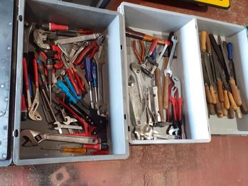 Gereedschap met Merknamen + houtbeitels +vijlen en raspen beschikbaar voor biedingen