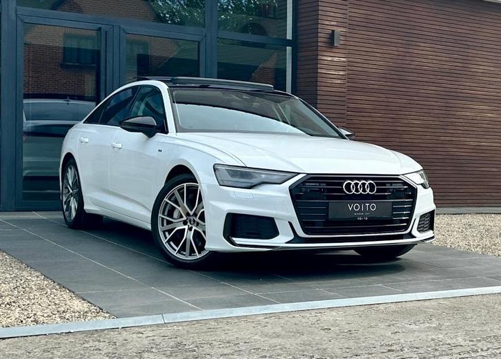 Audi A6 50TFSIe quattro S-LINE/PANO/ACC/MEMORY/TREKHAAK/20, Auto's, Audi, Bedrijf, Te koop, A6, 4x4, ABS, Achteruitrijcamera, Adaptieve lichten