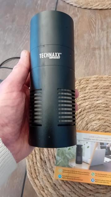 Technaxx USB-Luchtreiniger voor auto, caravan, camper, thuis
