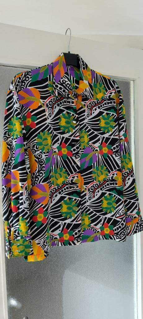 50% op alles /retro/vintage handgemaakt recht bloesje, Kleding | Dames, Blouses en Tunieken, Zo goed als nieuw, Maat 38/40 (M)