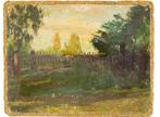 David BURLIUK (1882-1967) Landschap bij schemering, Ophalen of Verzenden
