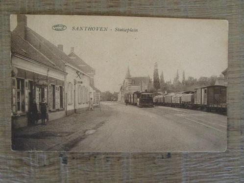 Oude postkaarten Zandhoven met tram, Verzamelen, Postkaarten | Themakaarten, 1920 tot 1940, Voertuig, Ophalen of Verzenden