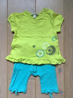 Setje groen maat 86, Kinderen en Baby's, Babykleding | Maat 86, Meisje, Ophalen of Verzenden, Zo goed als nieuw, Setje