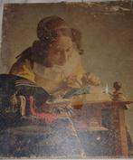 Johannes Vermeer / La Dentelliere / werk van1669., Ophalen of Verzenden, Huile sur toile