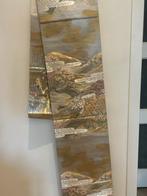 Obi Japonaise Vintage Broderie de Paysage Printanier, Ophalen of Verzenden, Dames, Kimono