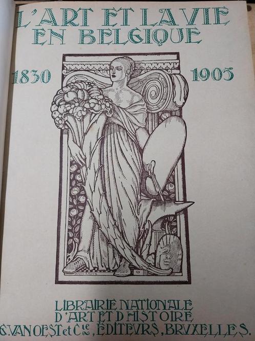 L'art et la vie en Belgique1830-1905, 23 gravures, Antiquités & Art, Antiquités | Livres & Manuscrits, Enlèvement ou Envoi