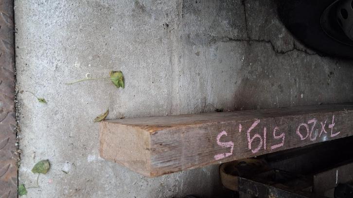 Te koop houten balken, Doe-het-zelf en Bouw, Hout en Planken, Ophalen