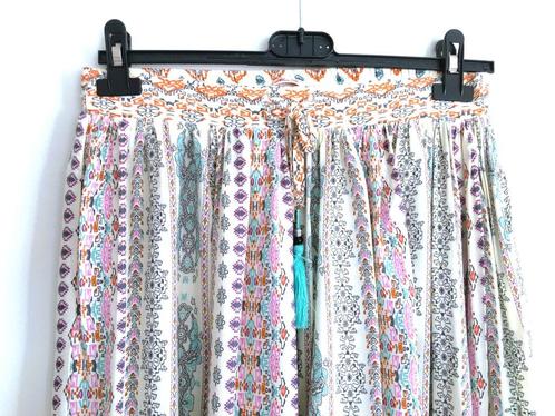 Miss K - Unieke Kleurrijke Rok – Maat M, Kleding | Dames, Rokken, Zo goed als nieuw, Maat 38/40 (M), Overige kleuren, Onder de knie