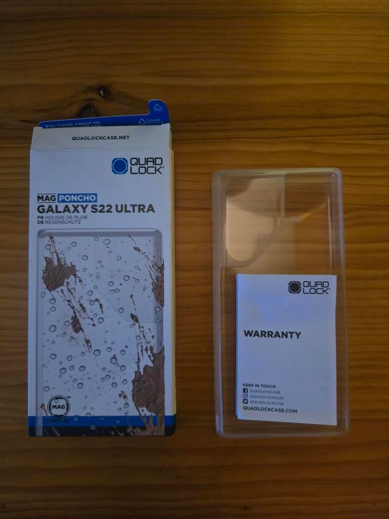 Quad Lock Poncho voor Samsung Galaxy S22 Ultra, Ophalen, Nieuw, Bescherming, Samsung