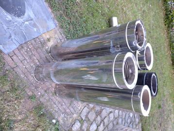 holetherm dubbelwandige schoorsteen, Ophalen, Inox, Gebruikt, Overige typen