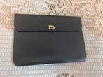 DELVAUX marineblauwe leren etui, Ophalen of Verzenden, Zo goed als nieuw, Blauw, Leder