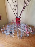 Lot Bierglazen 22 stuks, Ophalen, Nieuw, Glas of Glazen, Overige merken