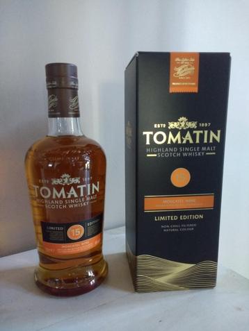 Whisky: Tomatin 1st Fill Moscatel Barriques 15y beschikbaar voor biedingen
