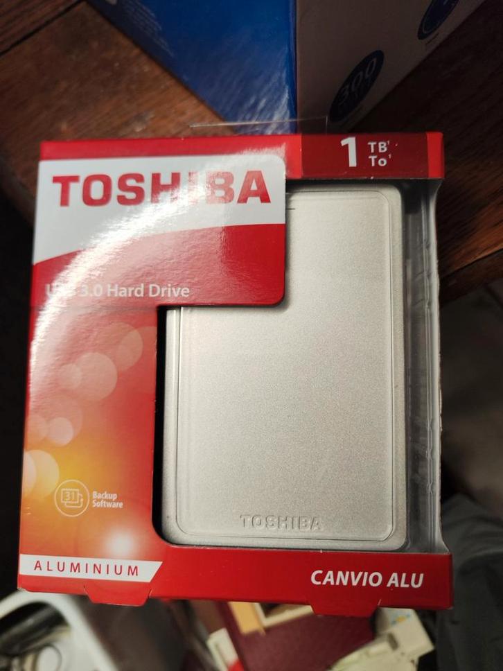 Toshiba Canvio Alu, Informatique & Logiciels, Disques durs, Neuf, Externe, USB, Enlèvement