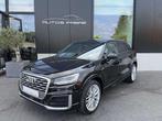 Audi Q2 1.0 TFSI S Line  S tronic Cuir Clim, Automaat, Lederen bekleding, Zwart, 5 zetels