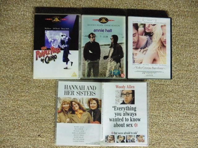 Woody Allen Pakket (5 dvd's + 1 boekje = 15 euro), Cd's en Dvd's, Dvd's | Klassiekers, Zo goed als nieuw, Komedie, Ophalen of Verzenden