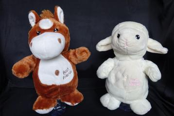 handpop paard en schaap Best Friends Nicotoy beschikbaar voor biedingen