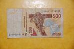 CFA Senegal 500 Francs, Verzenden, Los biljet