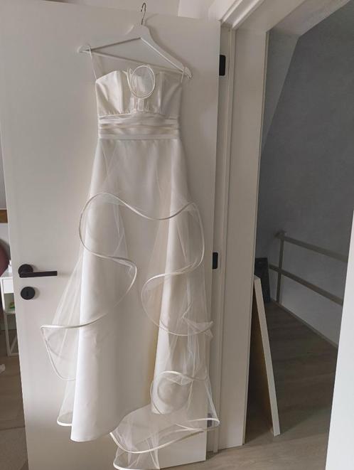 Trouwkleed Suzanne Ermann, Kleding | Dames, Trouwkleding en Trouwaccessoires, Gedragen, Trouwjurk, Wit, Ophalen
