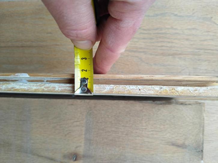 Oude Franse Eiken vloer, Doe-het-zelf en Bouw, Hout en Planken, Gebruikt, Plank, Eiken, Minder dan 200 cm, 50 mm of meer, Ophalen of Verzenden