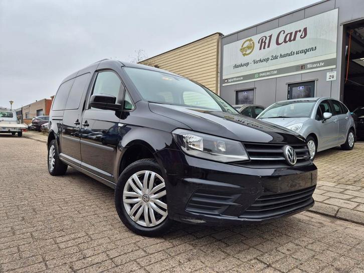 Vw Caddy Maxi 1.4tsi Dubbelcabine 5p 2016/Trekhk/Navi/Ac/OHB, Auto's, Volkswagen, Bedrijf, Te koop, Caddy Maxi, ABS, Airbags, Airconditioning