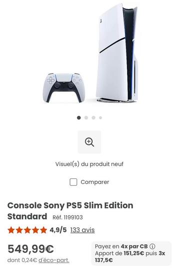 PS5 + setup, Enlèvement ou Envoi, Comme neuf