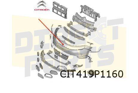 Citroën C5 Aircross voorbumper (bij PDC en dodehoek bewaking, Auto-onderdelen, Carrosserie, Bumper, Citroën, Voor, Nieuw, Verzenden