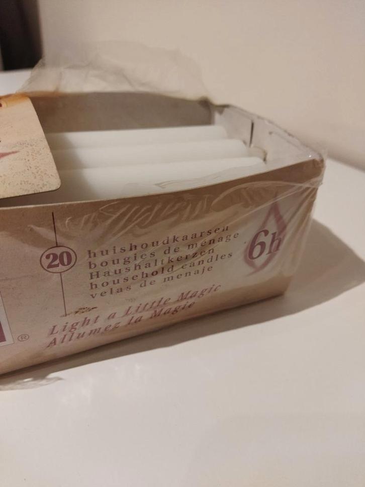 Bougie, Maison & Meubles, Accessoires pour la Maison | Bougeoirs & Bougies, Neuf, Bougie, Moins de 25 cm, Autres matériaux, Blanc