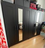 2 kleerkasten IKEA brimnes zwart, Huis en Inrichting, Kasten | Kleerkasten, Ophalen, Gebruikt, 100 tot 150 cm, Met hangruimte
