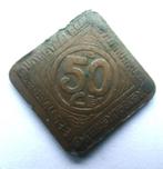 noodgeld stad gent 50 cent 1915 - dikke 50, Postzegels en Munten, Munten | België, Overig, Ophalen of Verzenden, Losse munt