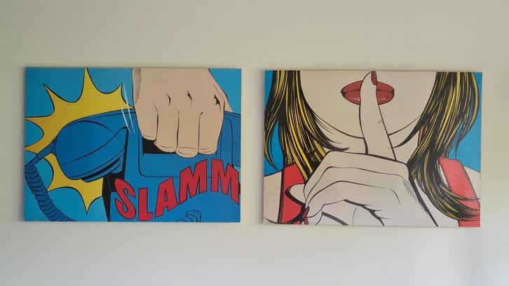 Deborah Azzopardi POP ART 2 illustraties, Antiek en Kunst, Kunst | Overige Kunst, Ophalen