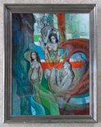 ROGER VAN BELLEGHEM / NAAKTE MENSEN / OLIEVERF DOEK 74x58cm, Enlèvement