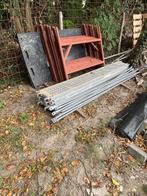 Buizen stelling H-bokken/metalen loopplanken, Ophalen, Zo goed als nieuw, Gevelsteiger