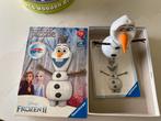 Olaf Frozen 3D puzzel. 1 keer in elkaar gezet., Kinderen en Baby's, Ophalen of Verzenden, Zo goed als nieuw