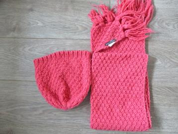 Muts en sjaal voor meisjes, Kinderen en Baby's, Kinderkleding | Mutsen, Sjaals en Handschoenen, Veritas, Gebruikt, Meisje, Ophalen of Verzenden