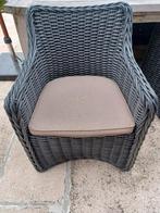 set van 8 tuinstoelen - Bristol, Ophalen, Zwart, Riet of Rotan, Zo goed als nieuw