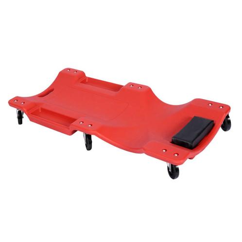 Monteursbed | Rood | 102 x 48 x 12 cm, Auto diversen, Autogereedschap, Nieuw, Verzenden