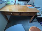 Tafel (eettafel of bureau), Huis en Inrichting, Tafels | Eettafels, Ophalen, Gebruikt, 100 tot 150 cm, Eikenhout