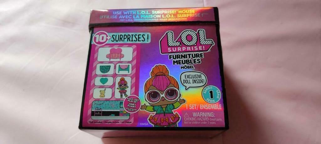 LOL Surprise Plush, Papusa Neon QT din plus moale, 571308E7C