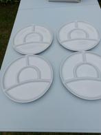 Tapas borden 4 stuks wit Npr voor één bord 14.95€ Voor de v, Ophalen of Verzenden, Nieuw, Bord(en)