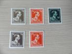 1956 :  Roi Léopold III - "Col ouvert" :  1005/07 et 845/46, Timbres & Monnaies, Enlèvement ou Envoi, Non oblitéré, Neuf