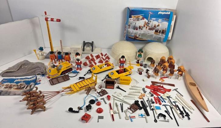 Retro playmobil thema noordpool, Kinderen en Baby's, Speelgoed | Playmobil, Zo goed als nieuw, Ophalen of Verzenden