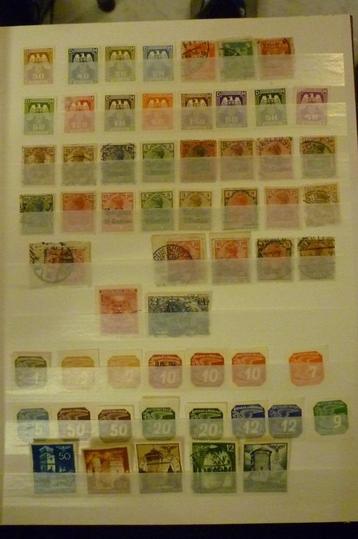 Duitse reich mét opdruk -POSTZEGELS  beschikbaar voor biedingen