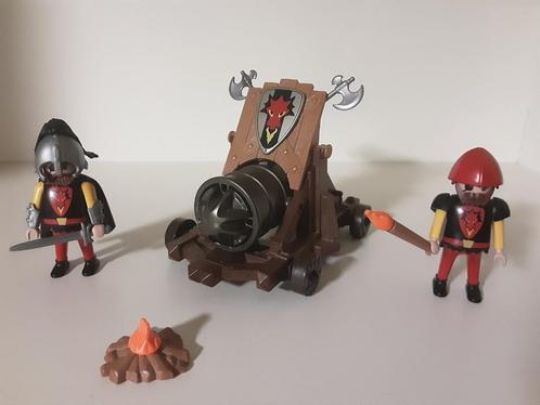 PLaymobil drakenridders en kanon - compleet, Kinderen en Baby's, Speelgoed | Playmobil, Zo goed als nieuw, Complete set, Ophalen of Verzenden