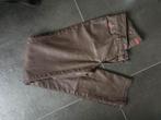 Pantalon brun aspect huilé T25, Comme neuf, Brun, Taille 34 (XS) ou plus petite, ICode