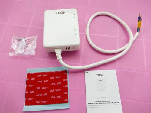 SLIMME THERMOSTAAT VERBONDEN DOOR ELEKTR VERWARMING, Doe-het-zelf en Bouw, Thermostaten, Nieuw, Ophalen