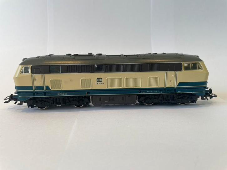 Set Marklin BR216 (3074 Digital omgebouwd) + Delta Control, Hobby en Vrije tijd, Modeltreinen | N-Spoor, Zo goed als nieuw, Locomotief