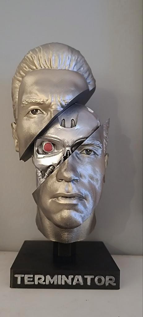Buste Terminator, Verzamelen, Beelden en Beeldjes, Ophalen of Verzenden